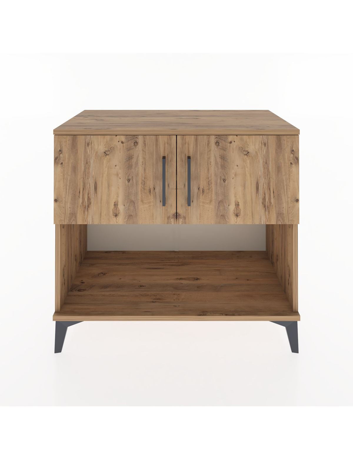 Hyperion Şifonyer 2 Raflı 2 Kapaklı 88x44x80 Çam-Çam