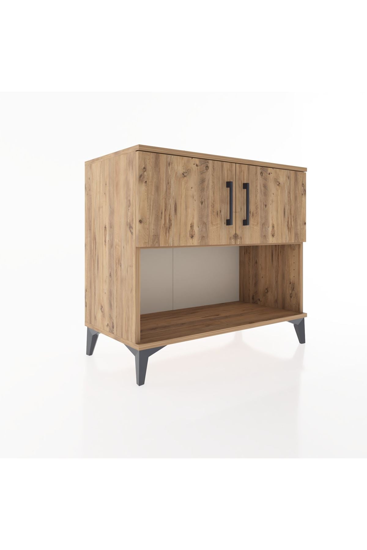 Hyperion Şifonyer 2 Raflı 2 Kapaklı 88x44x80 Çam-Çam