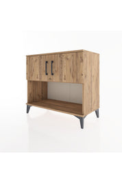 Hyperion Şifonyer 2 Raflı 2 Kapaklı 88x44x80 Çam-Çam