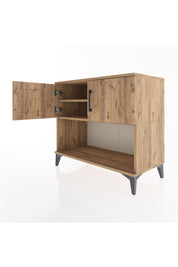 Hyperion Şifonyer 2 Raflı 2 Kapaklı 88x44x80 Çam-Çam