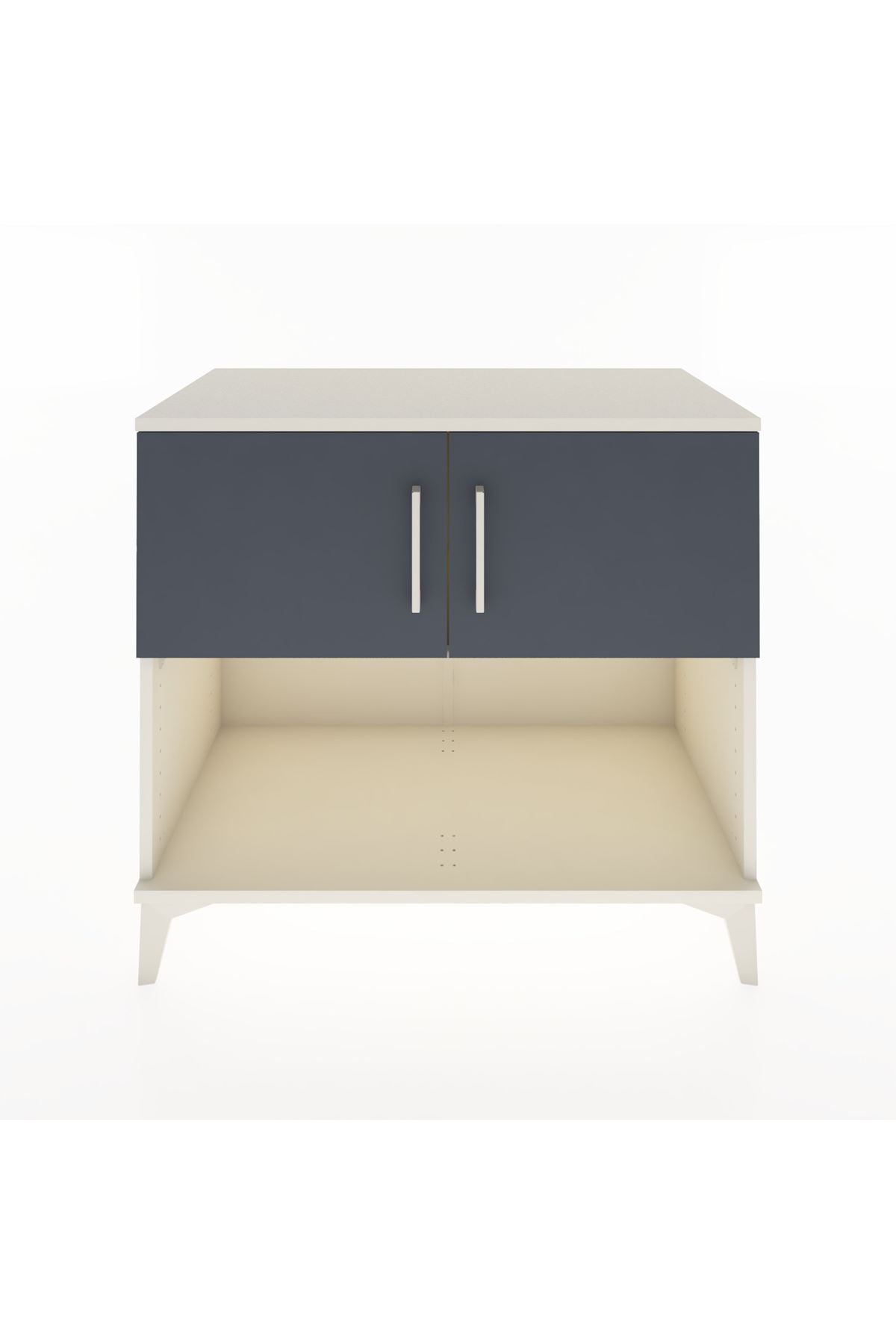 Hyperion Şifonyer Tek Raflı 2 Kapaklı 88x44x80 Aytaşı-Antrasit