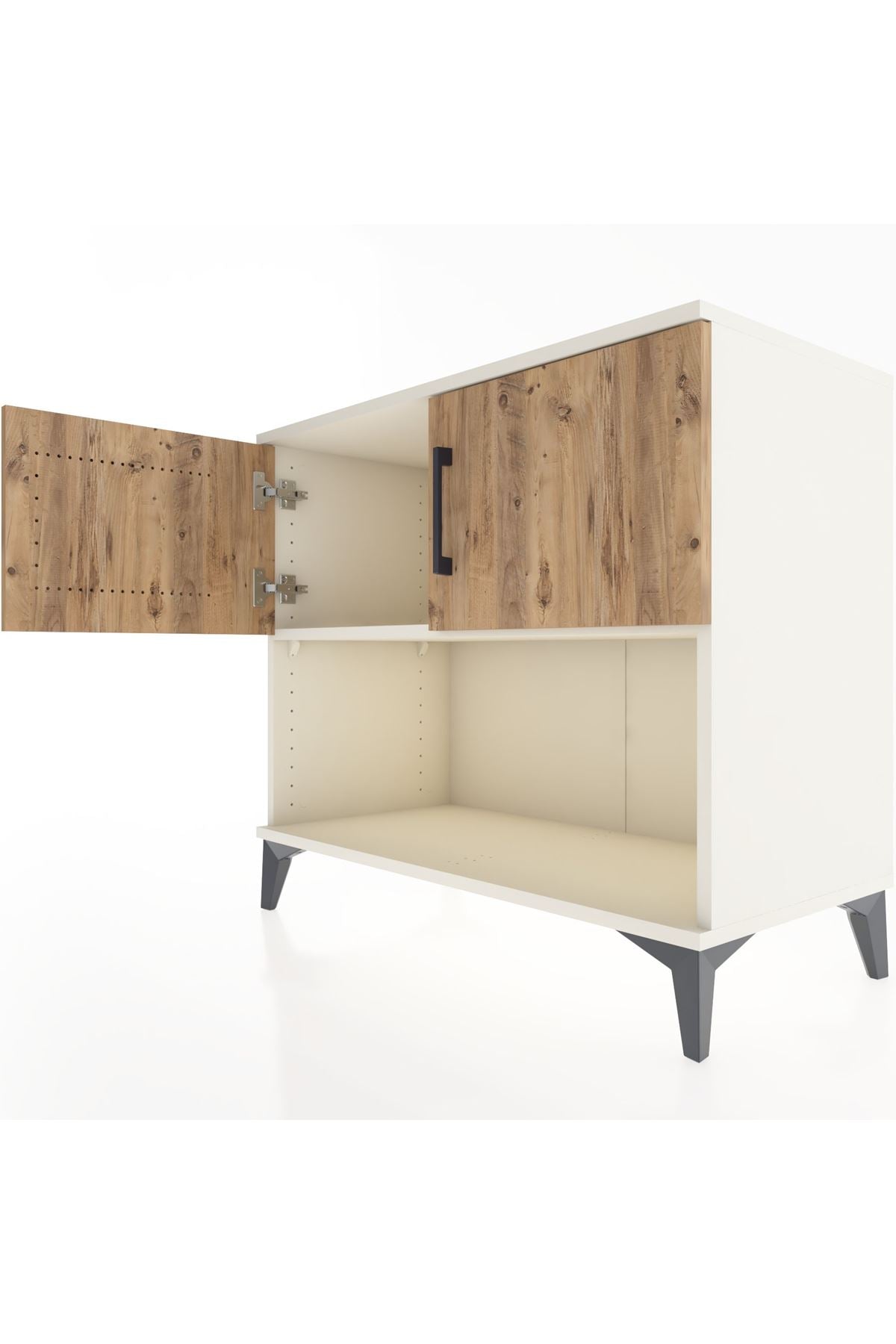 Hyperion Şifonyer Tek Raflı 2 Kapaklı 88x44x80 Aytaşı-Çam