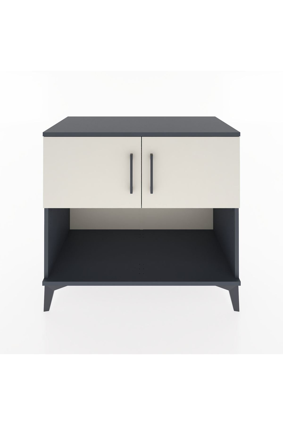 Hyperion Şifonyer Tek Raflı 2 Kapaklı 88x44x80 Antrasit-Aytaşı