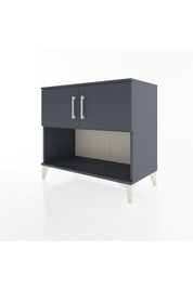 Hyperion Şifonyer Tek Raflı 2 Kapaklı 88x44x80 Antrasit-Antrasit