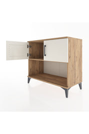 Hyperion Şifonyer Tek Raflı 2 Kapaklı 88x44x80 Çam-Aytaşı