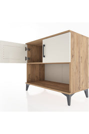 Hyperion Şifonyer Tek Raflı 2 Kapaklı 88x44x80 Çam-Aytaşı