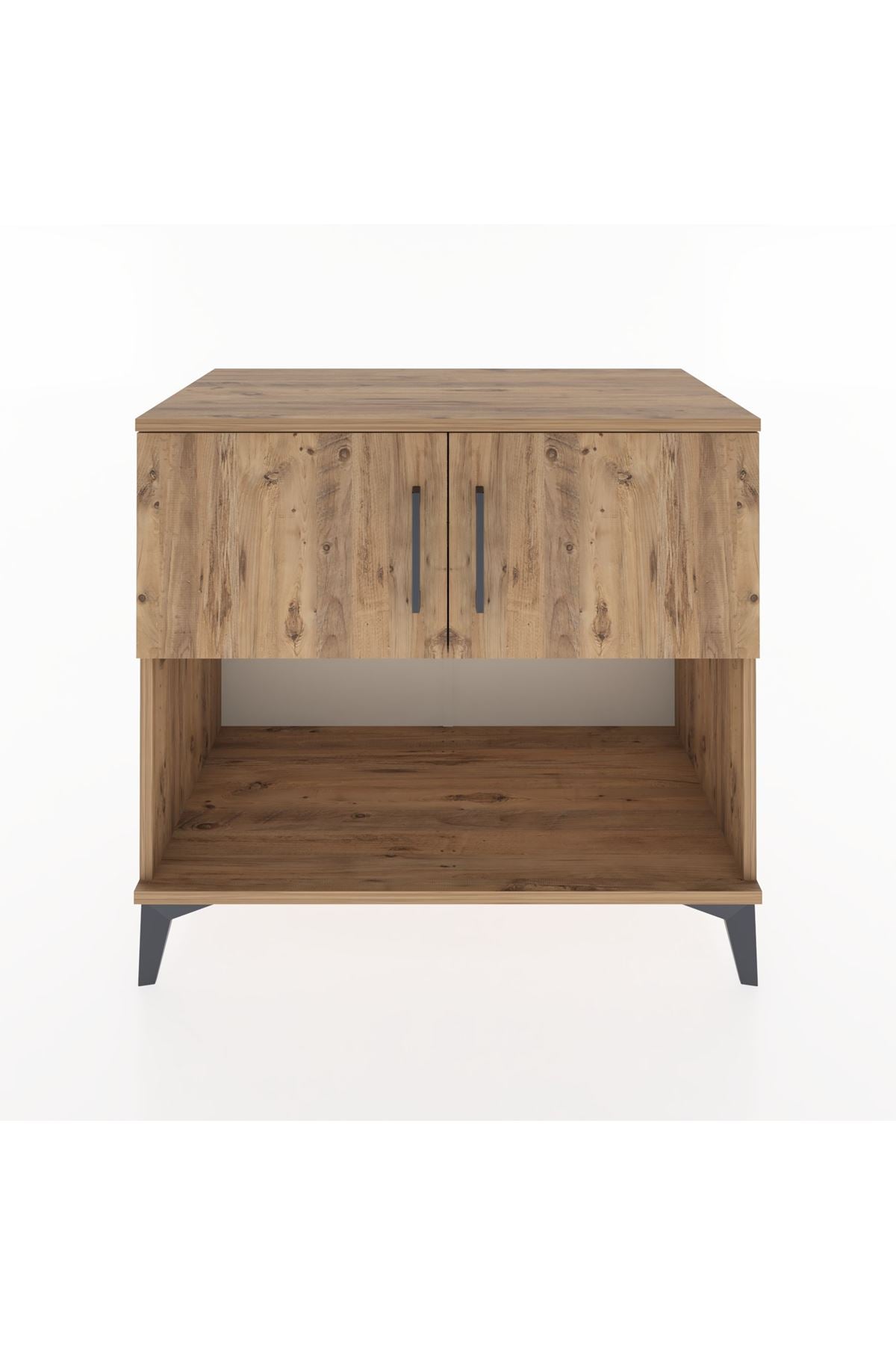 Hyperion Şifonyer Tek Raflı 2 Kapaklı 88x44x80 Çam-Çam