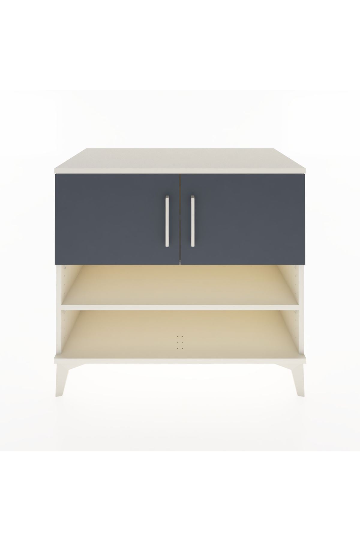 Hyperion Şifonyer 3 Raflı 2 Kapaklı 88x44x80 Aytaşı-Antrasit