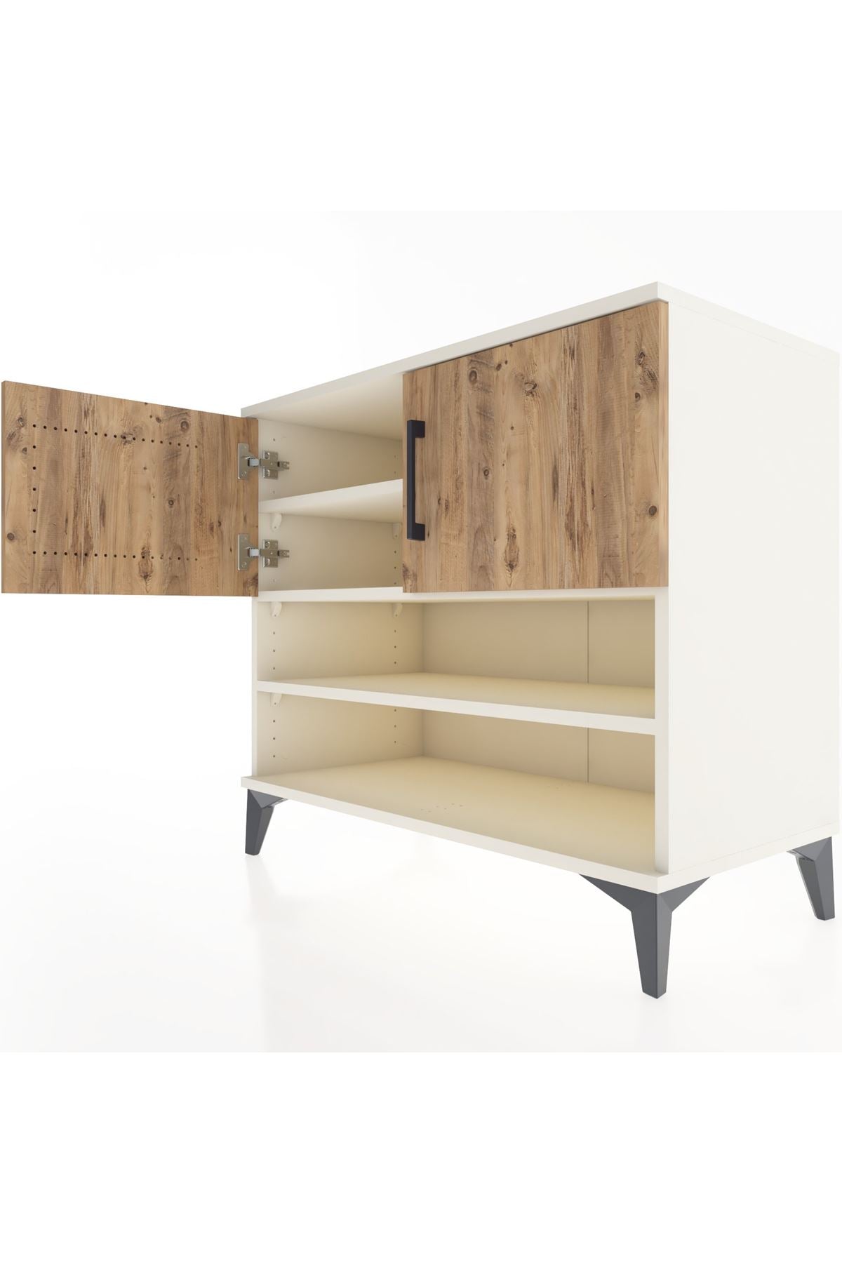 Hyperion Şifonyer 3 Raflı 2 Kapaklı 88x44x80 Aytaşı-Çam