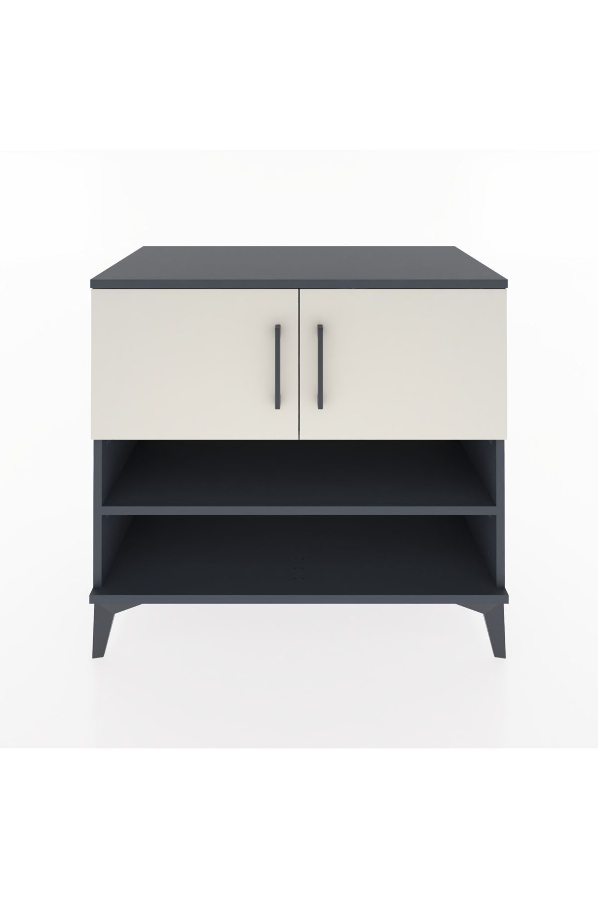 Hyperion Şifonyer 3 Raflı 2 Kapaklı 88x44x80 Antrasit-Aytaşı