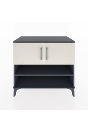 Hyperion Şifonyer 3 Raflı 2 Kapaklı 88x44x80 Antrasit-Aytaşı