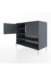 Hyperion Şifonyer 3 Raflı 2 Kapaklı 88x44x80 Antrasit-Antrasit