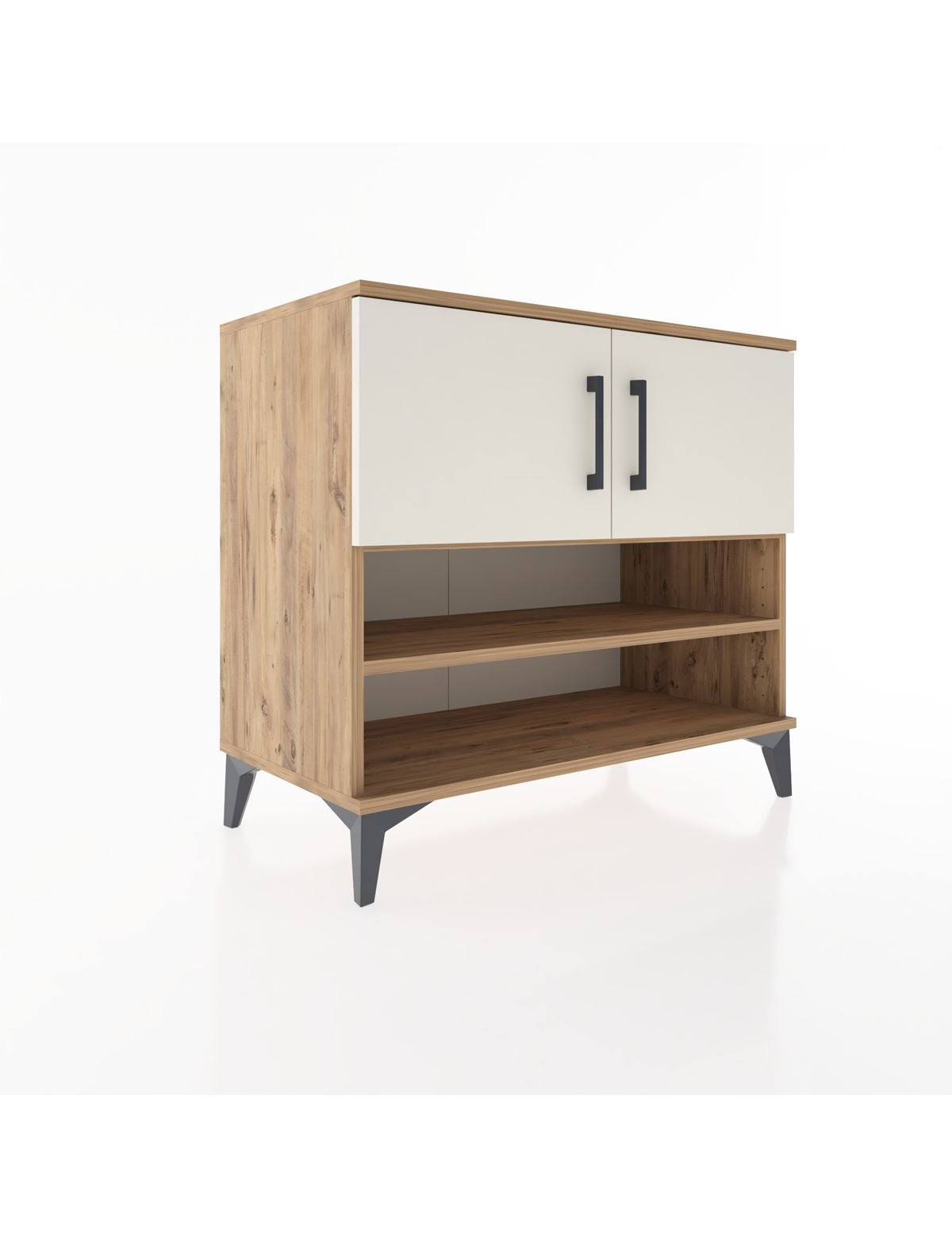 Hyperion Şifonyer 3 Raflı 2 Kapaklı 88x44x80 Çam-Aytaşı