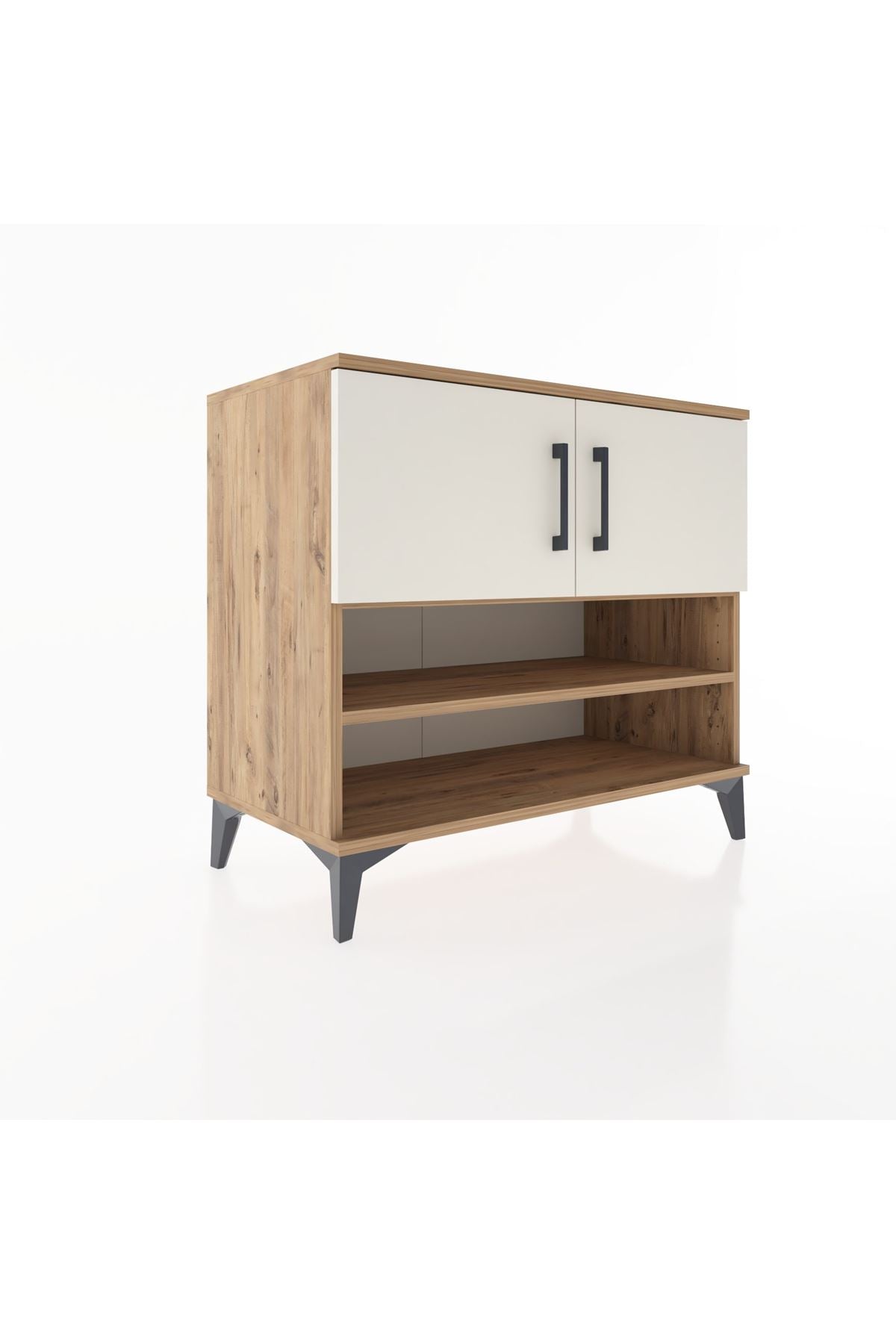 Hyperion Şifonyer 3 Raflı 2 Kapaklı 88x44x80 Çam-Aytaşı