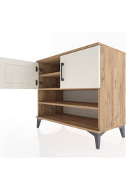 Hyperion Şifonyer 3 Raflı 2 Kapaklı 88x44x80 Çam-Aytaşı