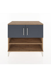 Hyperion Şifonyer 3 Raflı 2 Kapaklı 88x44x80 Çam-Antrasit