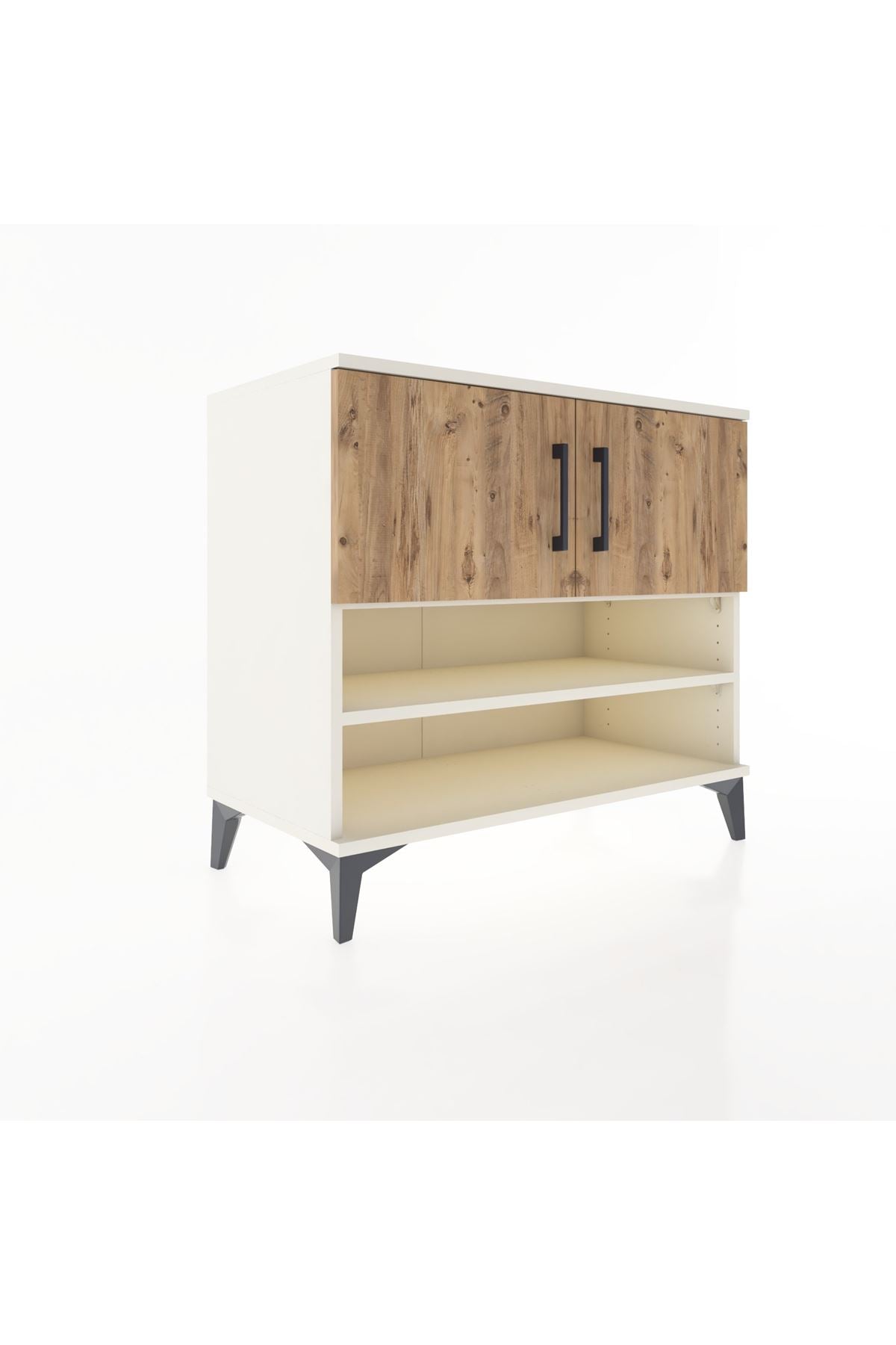 Hyperion Şifonyer 2 Raflı 2 Kapaklı 88x44x80 Aytaşı-Çam