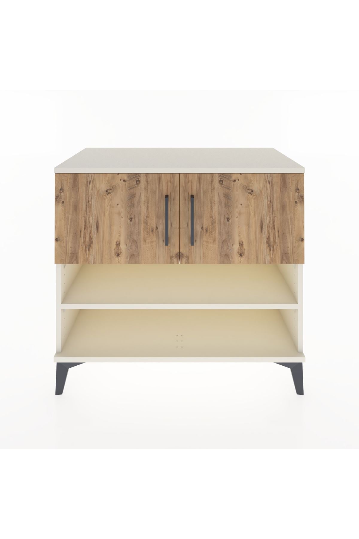 Hyperion Şifonyer 2 Raflı 2 Kapaklı 88x44x80 Aytaşı-Çam