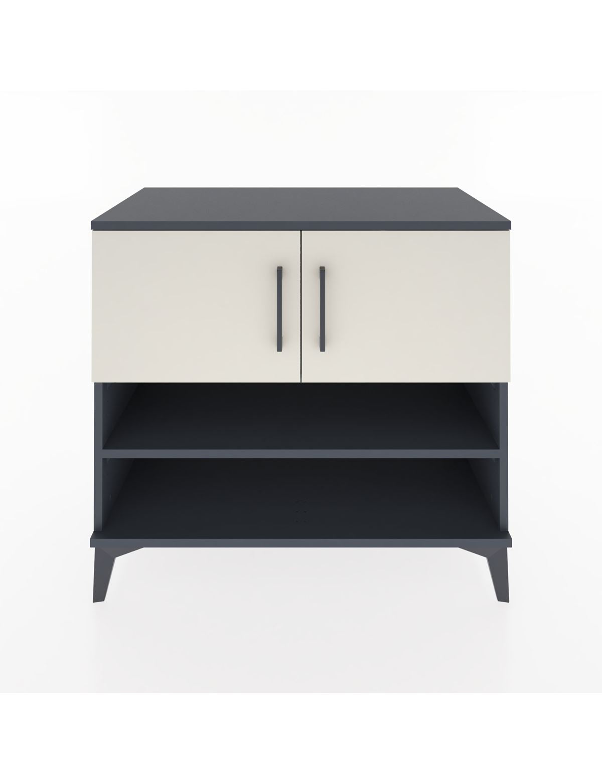 Hyperion Şifonyer 2 Raflı 2 Kapaklı 88x44x80 Antrasit-Aytaşı