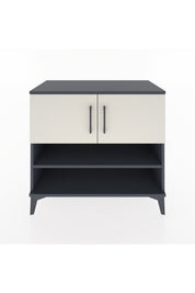 Hyperion Şifonyer 2 Raflı 2 Kapaklı 88x44x80 Antrasit-Aytaşı