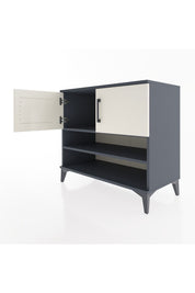 Hyperion Şifonyer 2 Raflı 2 Kapaklı 88x44x80 Antrasit-Aytaşı