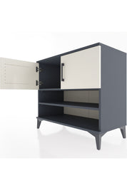 Hyperion Şifonyer 2 Raflı 2 Kapaklı 88x44x80 Antrasit-Aytaşı