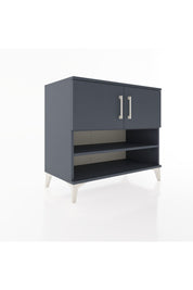 Hyperion Şifonyer 2 Raflı 2 Kapaklı 88x44x80 Antrasit-Antrasit