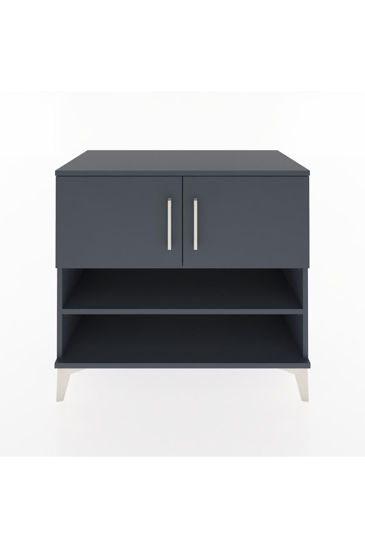 Hyperion Şifonyer 2 Raflı 2 Kapaklı 88x44x80 Antrasit-Antrasit