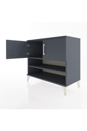 Hyperion Şifonyer 2 Raflı 2 Kapaklı 88x44x80 Antrasit-Antrasit