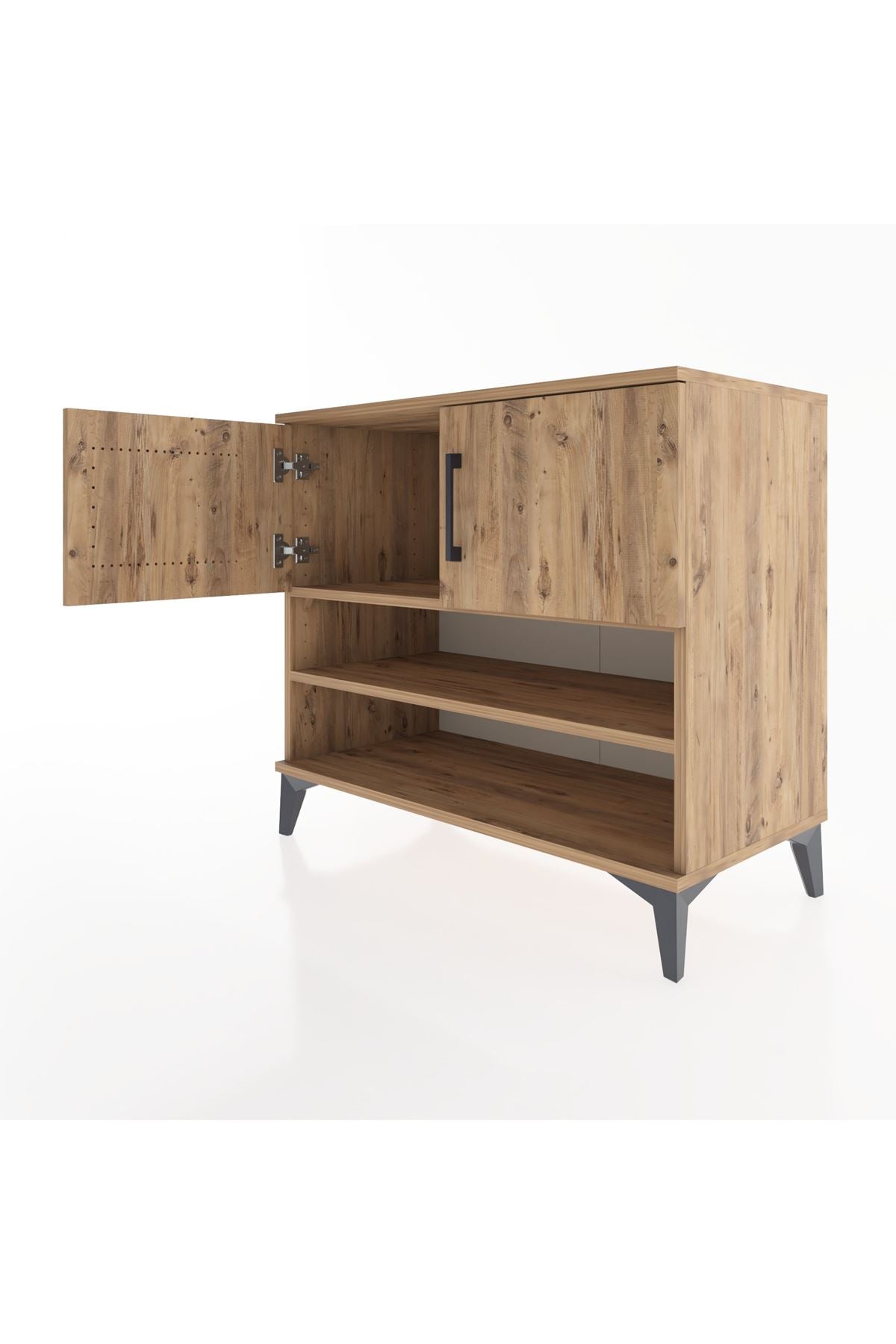 Hyperion Şifonyer 2 Raflı 2 Kapaklı 88x44x80 Çam-Çam