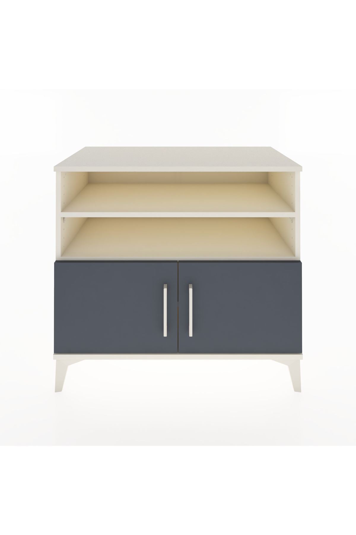 Hyperion Şifonyer 3 Raflı 2 Kapaklı 88x44x80 Aytaşı-Antrasit