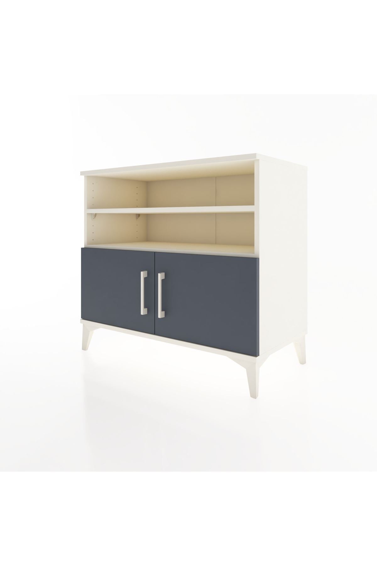 Hyperion Şifonyer 3 Raflı 2 Kapaklı 88x44x80 Aytaşı-Antrasit