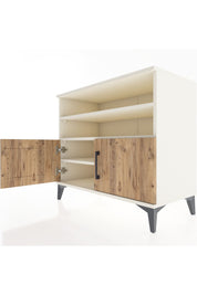 Hyperion Şifonyer 3 Raflı 2 Kapaklı 88x44x80 Aytaşı-Çam