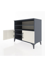 Hyperion Şifonyer 3 Raflı 2 Kapaklı 88x44x80 Antrasit-Aytaşı