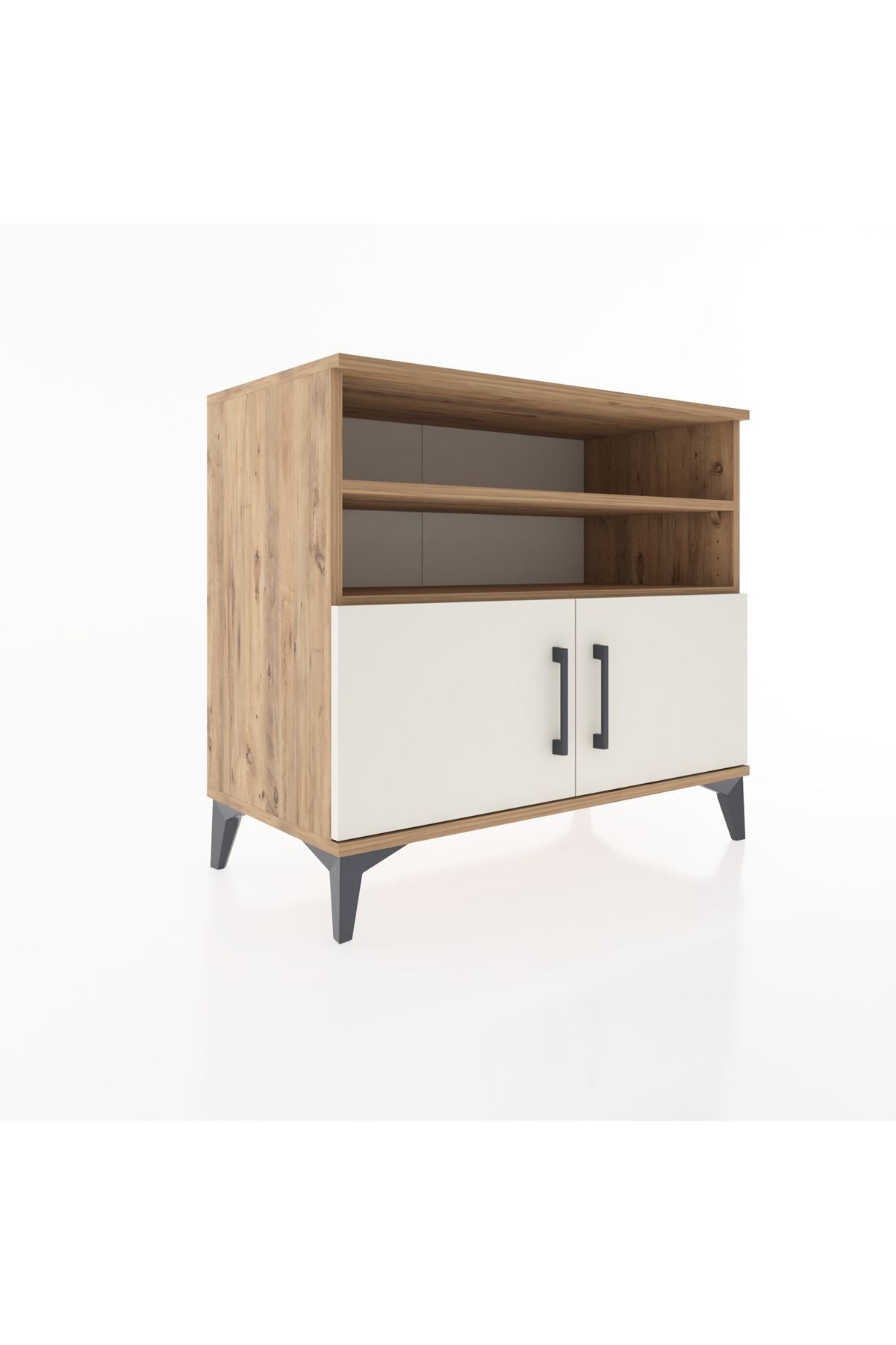 Hyperion Şifonyer 3 Raflı 2 Kapaklı 88x44x80 Çam-Aytaşı