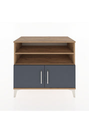 Hyperion Şifonyer 3 Raflı 2 Kapaklı 88x44x80 Çam-Antrasit