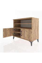 Hyperion Şifonyer 3 Raflı 2 Kapaklı 88x44x80 Çam-Çam