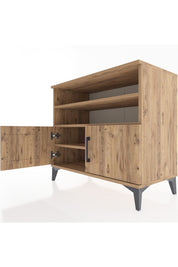 Hyperion Şifonyer 3 Raflı 2 Kapaklı 88x44x80 Çam-Çam