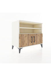 Hyperion Şifonyer 2 Raflı 2 Kapaklı 88x44x80 Aytaşı-Çam