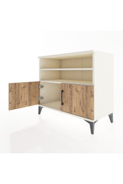 Hyperion Şifonyer 2 Raflı 2 Kapaklı 88x44x80 Aytaşı-Çam