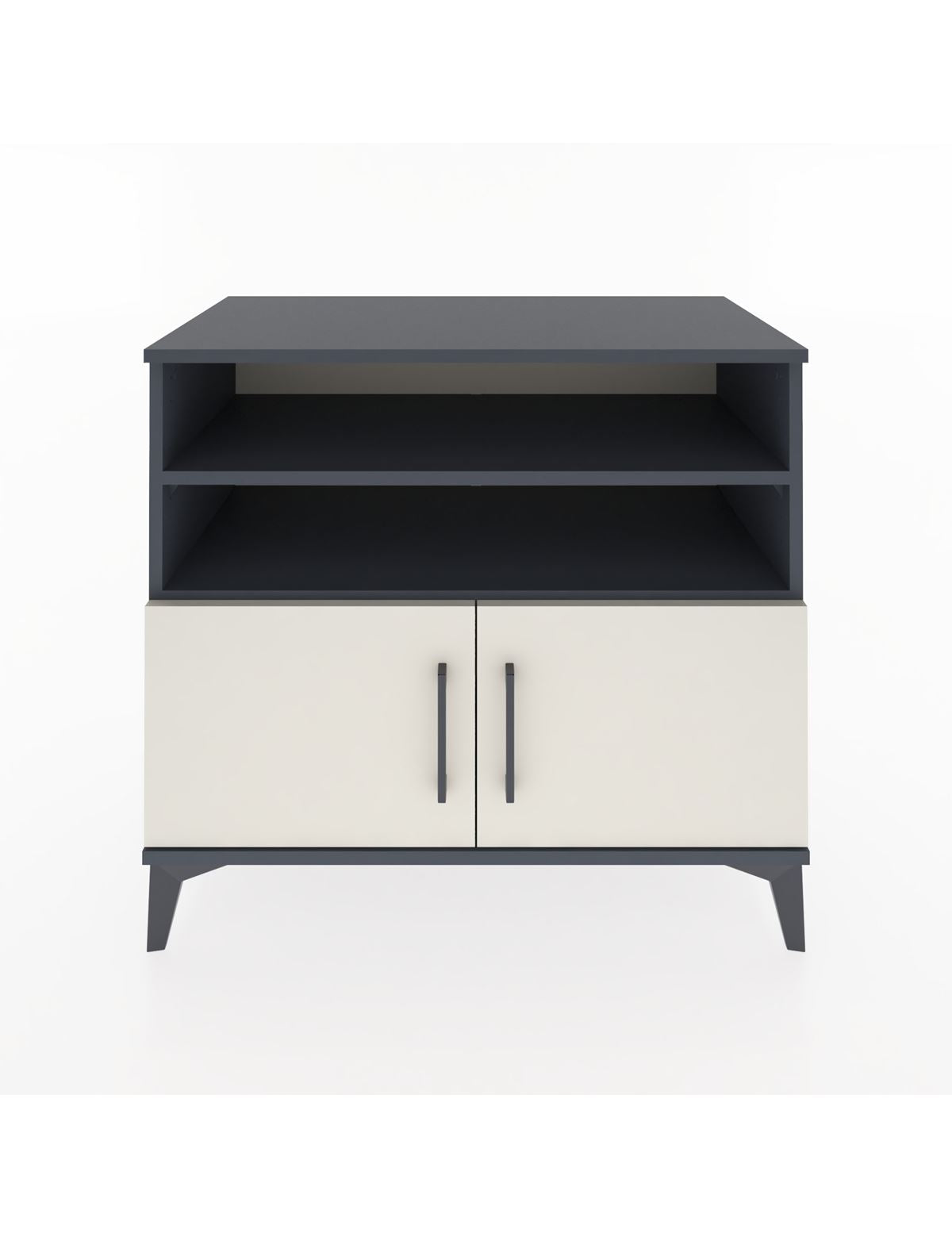 Hyperion Şifonyer 2 Raflı 2 Kapaklı 88x44x80 Antrasit-Aytaşı