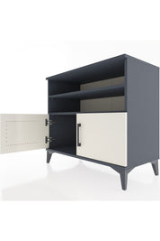 Hyperion Şifonyer 2 Raflı 2 Kapaklı 88x44x80 Antrasit-Aytaşı