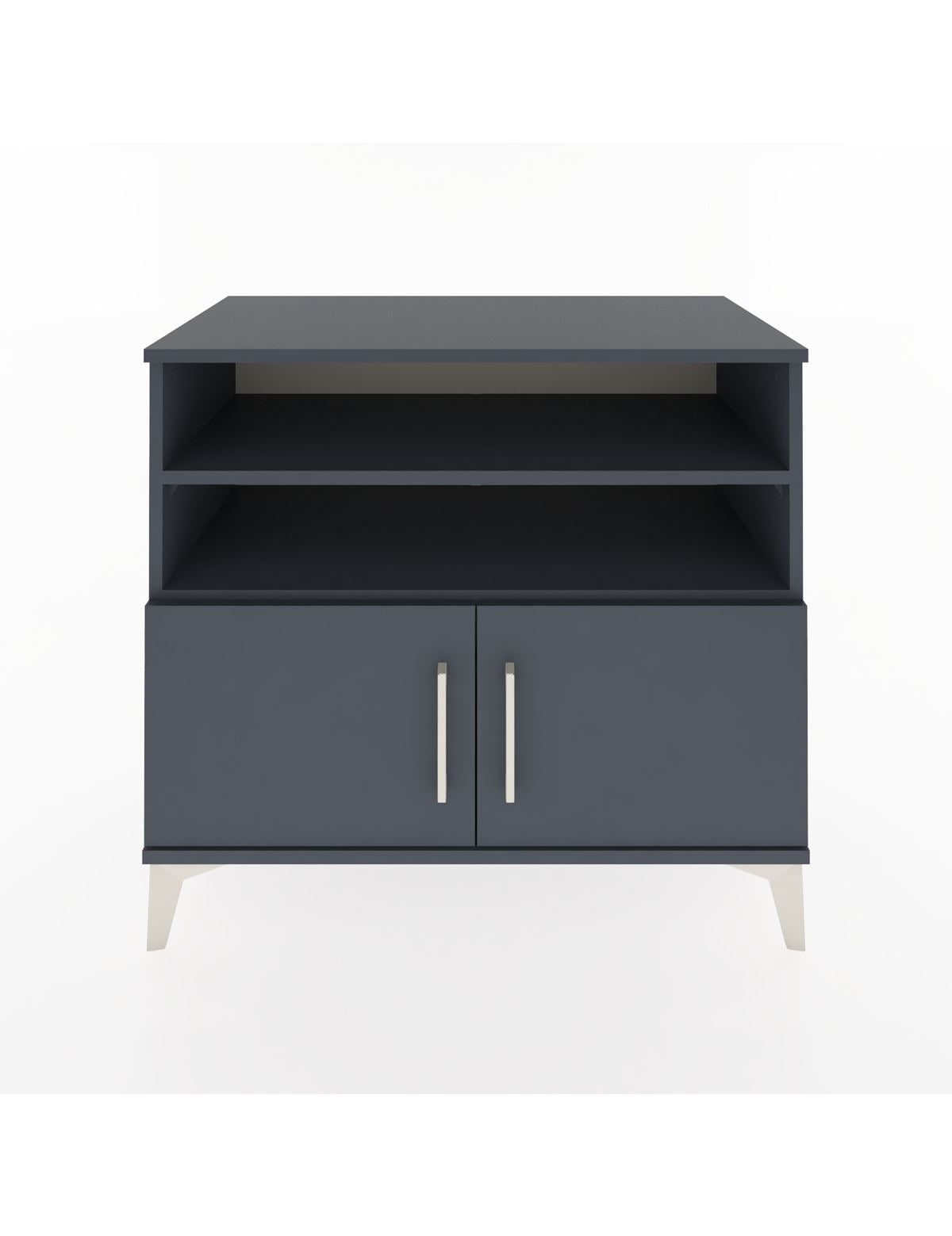 Hyperion Şifonyer 2 Raflı 2 Kapaklı 88x44x80 Antrasit-Antrasit