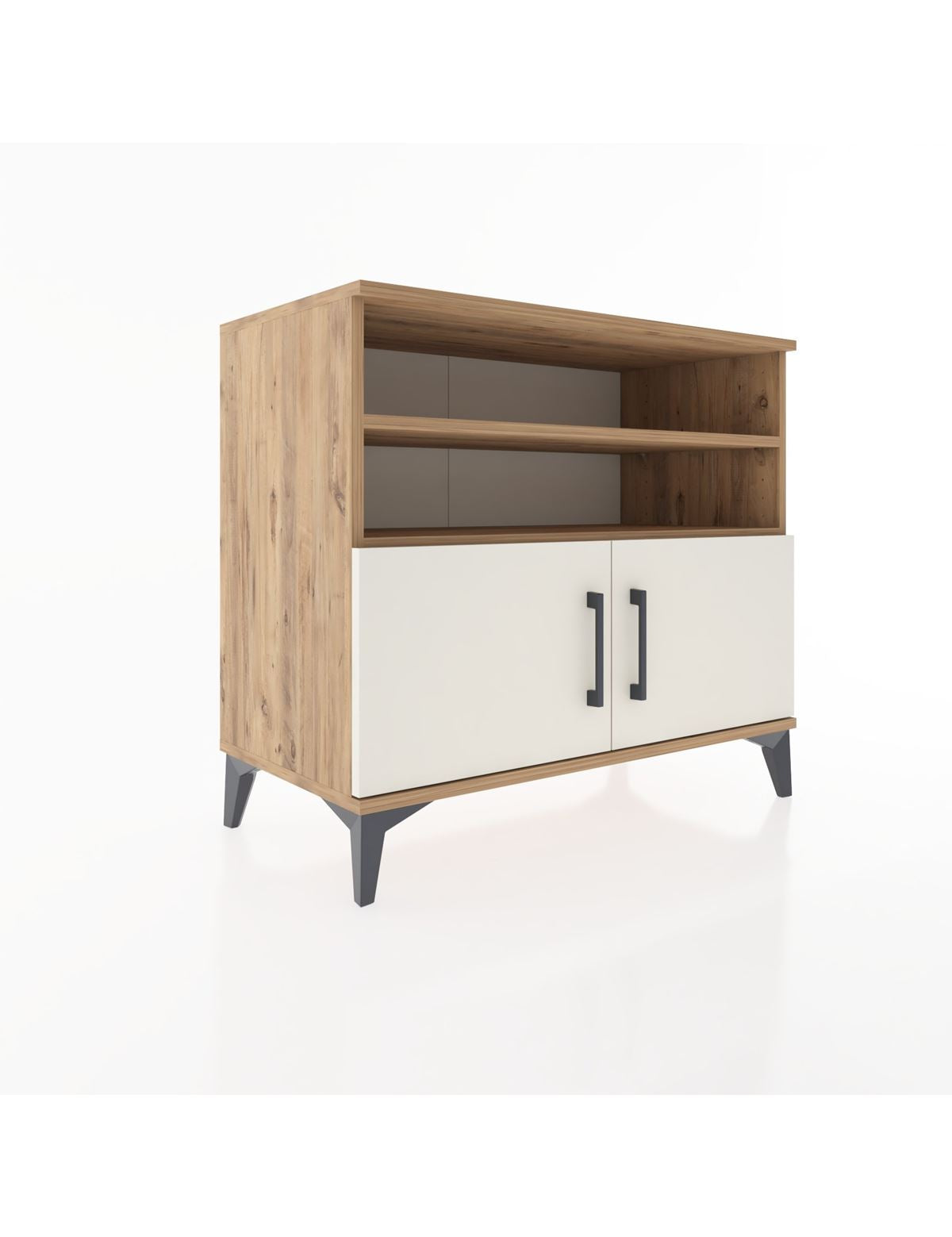 Hyperion Şifonyer 2 Raflı 2 Kapaklı 88x44x80 Çam-Aytaşı