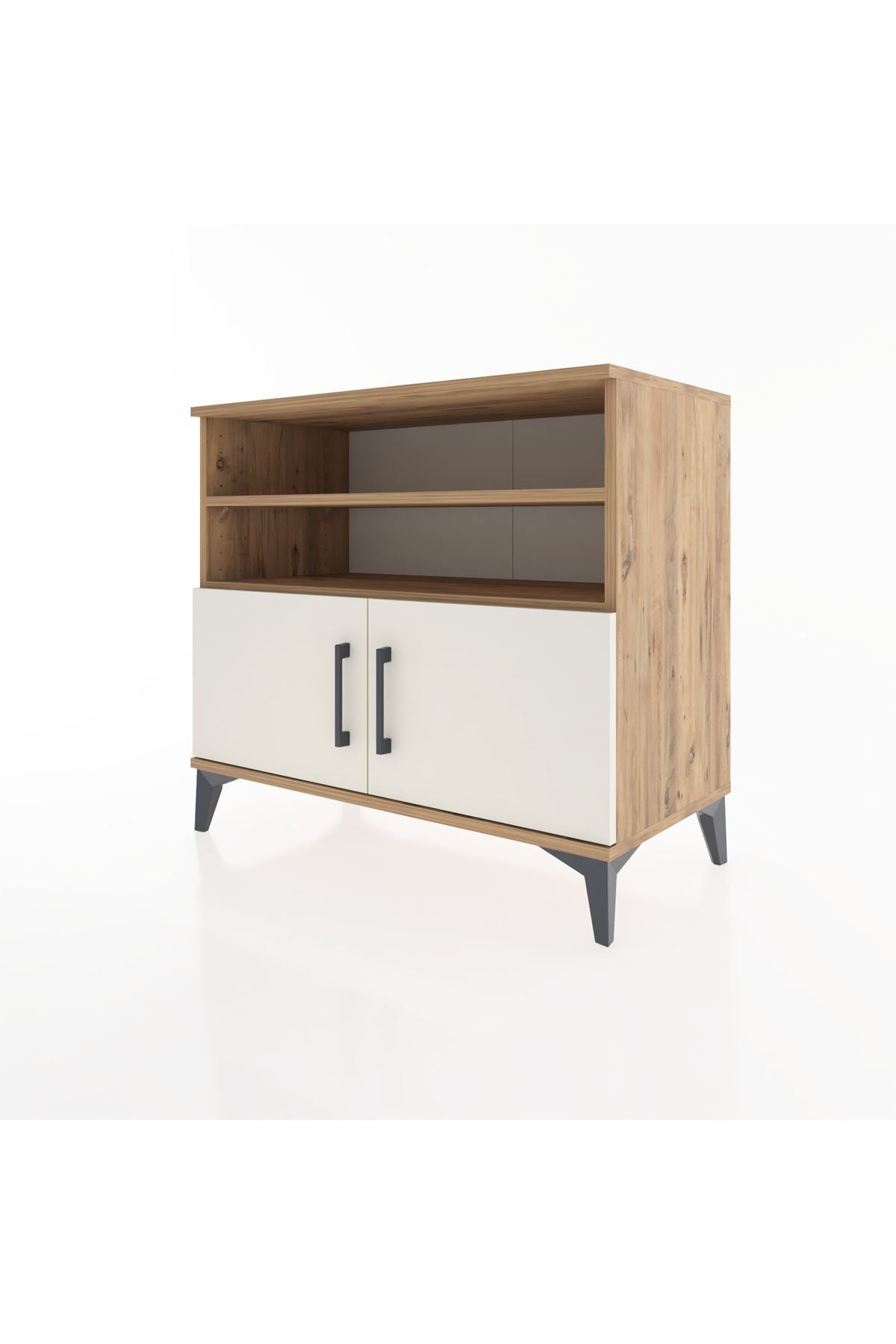 Hyperion Şifonyer 2 Raflı 2 Kapaklı 88x44x80 Çam-Aytaşı