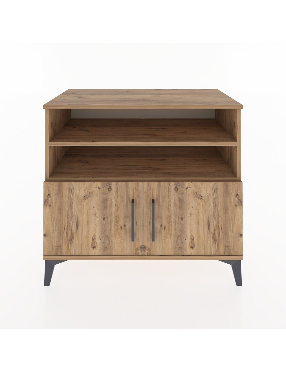 Hyperion Şifonyer 2 Raflı 2 Kapaklı 88x44x80 Çam-Çam