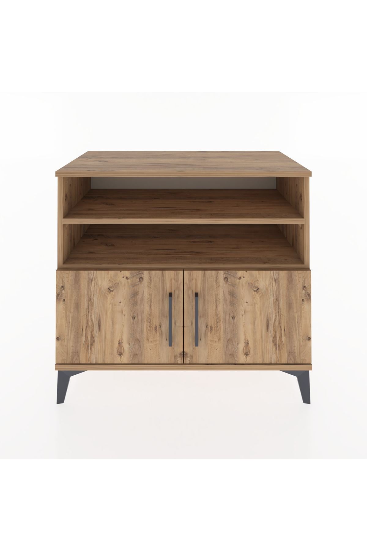 Hyperion Şifonyer 2 Raflı 2 Kapaklı 88x44x80 Çam-Çam