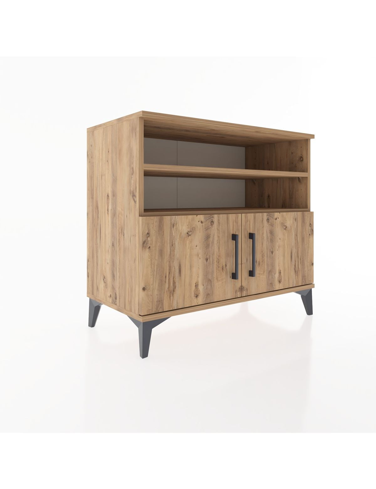 Hyperion Şifonyer 2 Raflı 2 Kapaklı 88x44x80 Çam-Çam