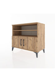 Hyperion Şifonyer 2 Raflı 2 Kapaklı 88x44x80 Çam-Çam