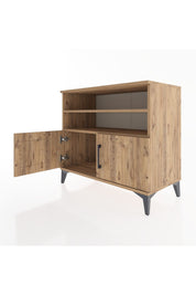 Hyperion Şifonyer 2 Raflı 2 Kapaklı 88x44x80 Çam-Çam